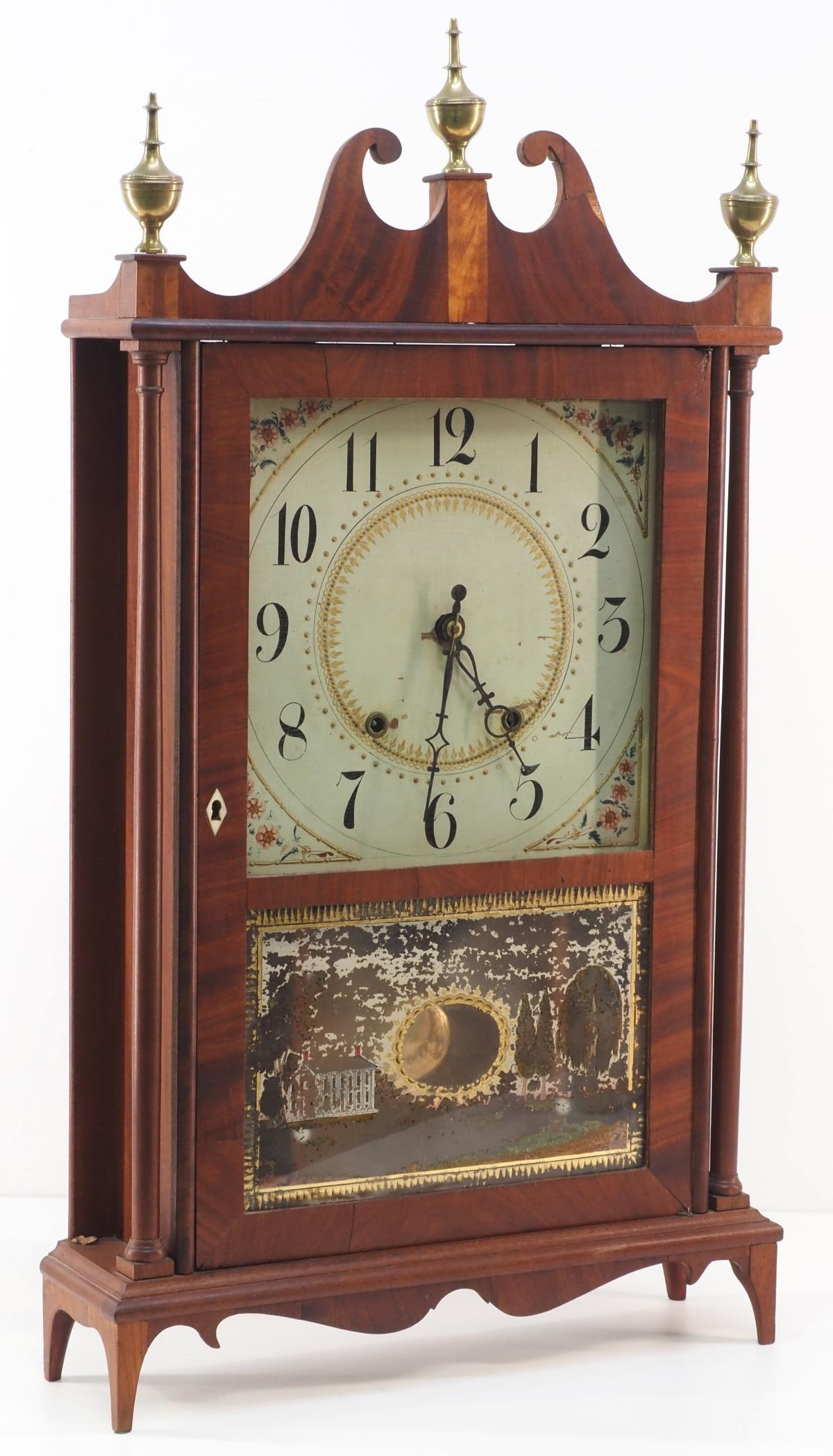 Eli Terry & Sons Pillar & Scroll Clock (1 of 5)