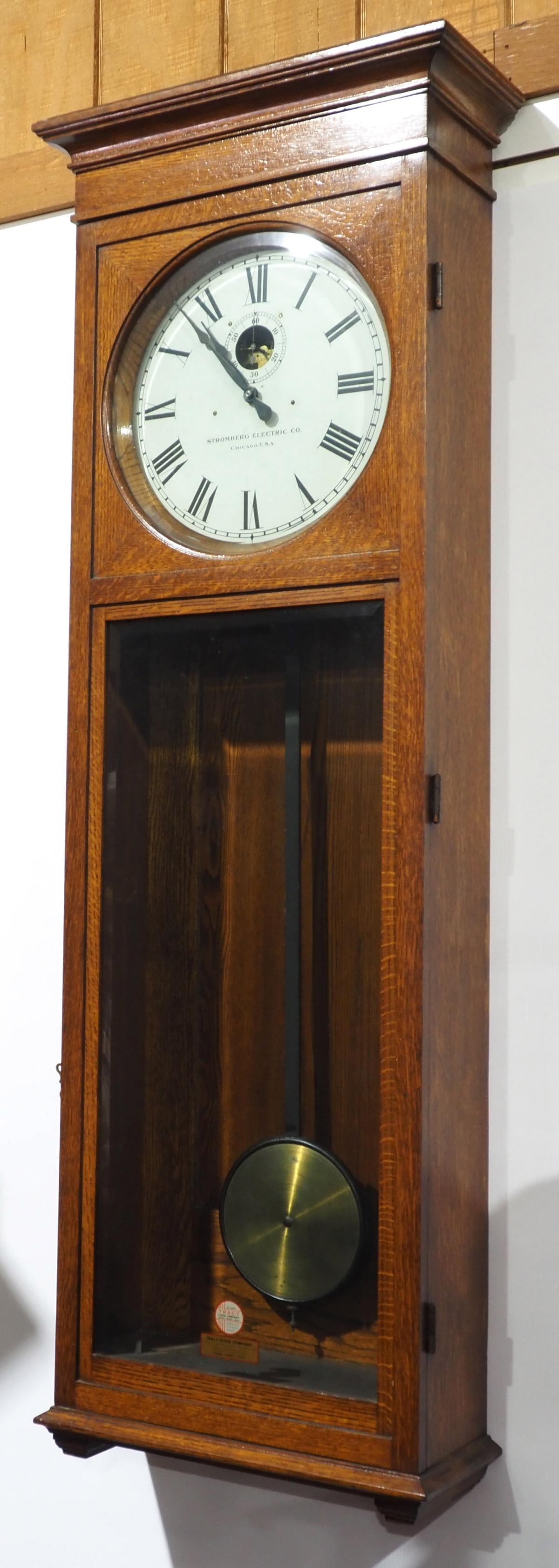 Stromberg Electric Regulator Wall Clock (1 of 4)