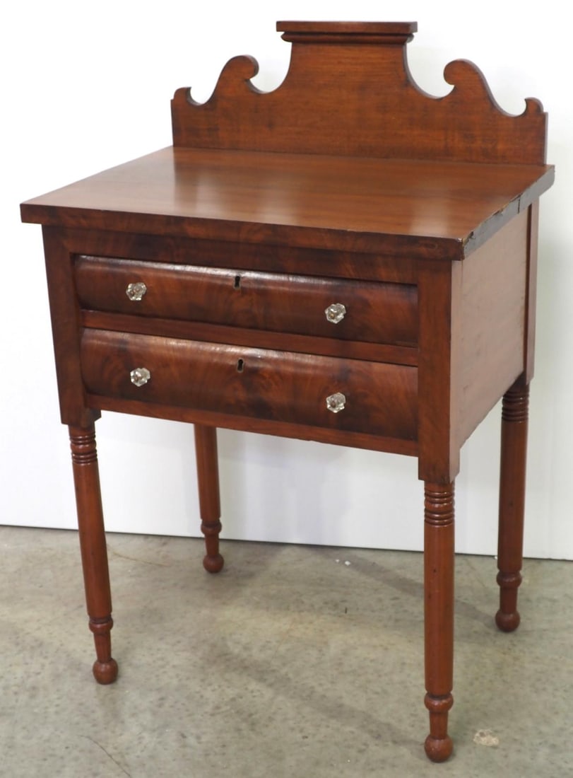 Mahogany Sheraton Side Table (1 of 4)