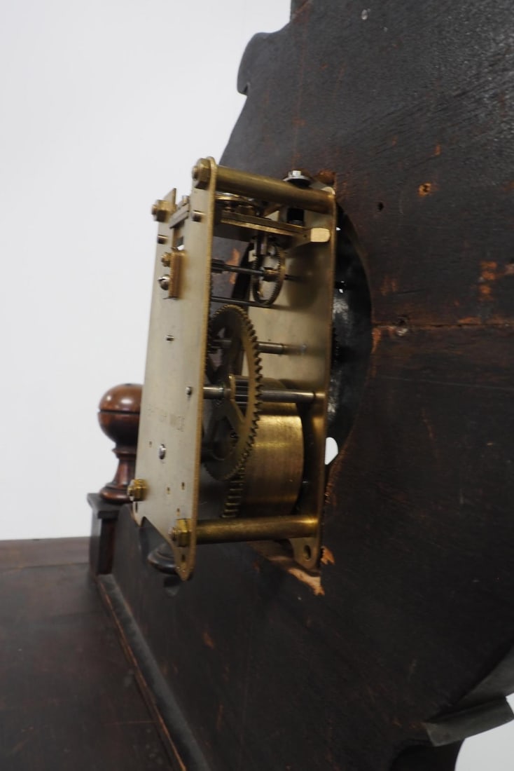 Table-top 19th Century Clock Top Coin-Operated Polyphon 104U Music Box - 7
