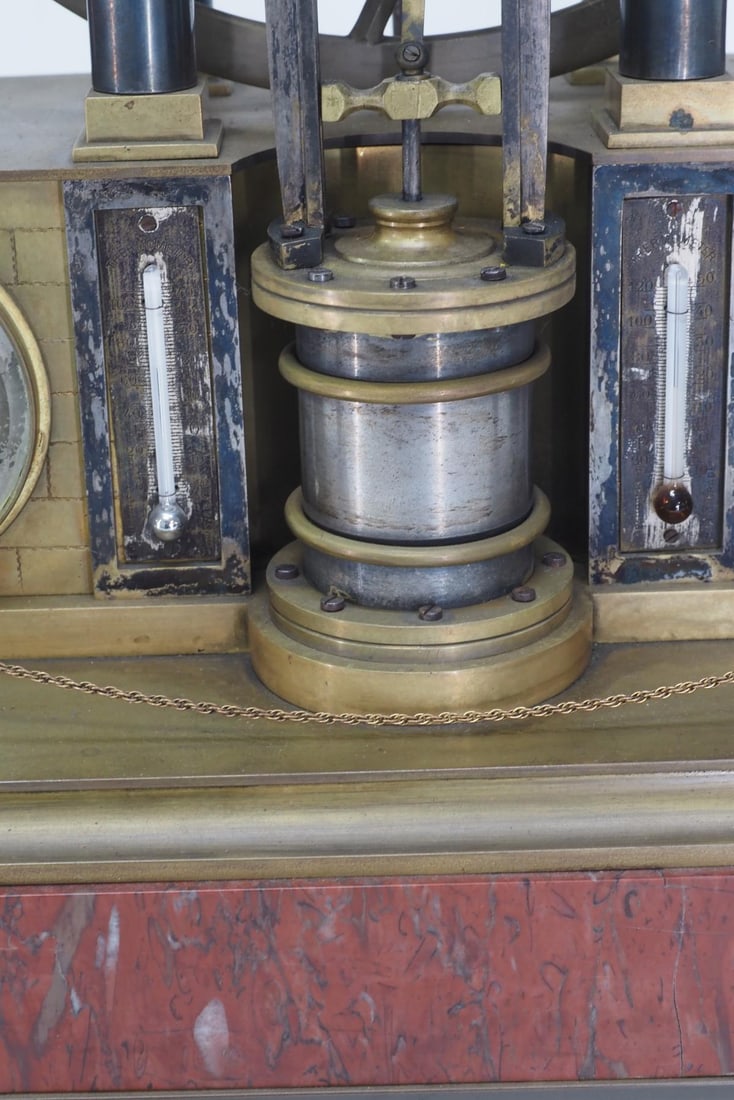French Industrial Animated Steam Shelf Clock, early 1800s - 4
