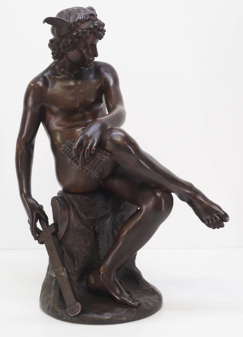 Beautiful 19th Century Bronze Sculpture of Mercury, by Montagne (1 of 5)