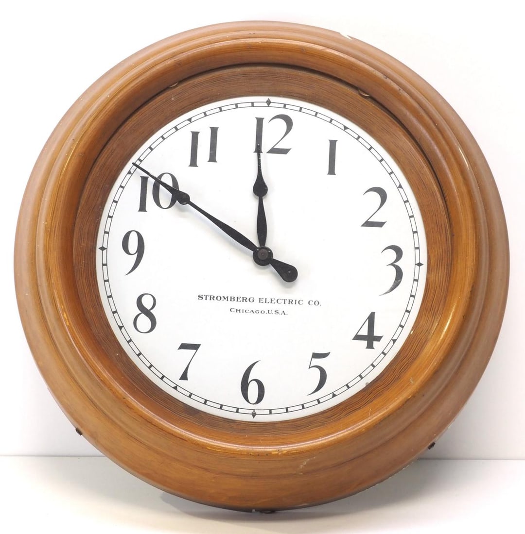 Secondary Slave Wall Clock by Stromberg Electric Co. (1 of 4)