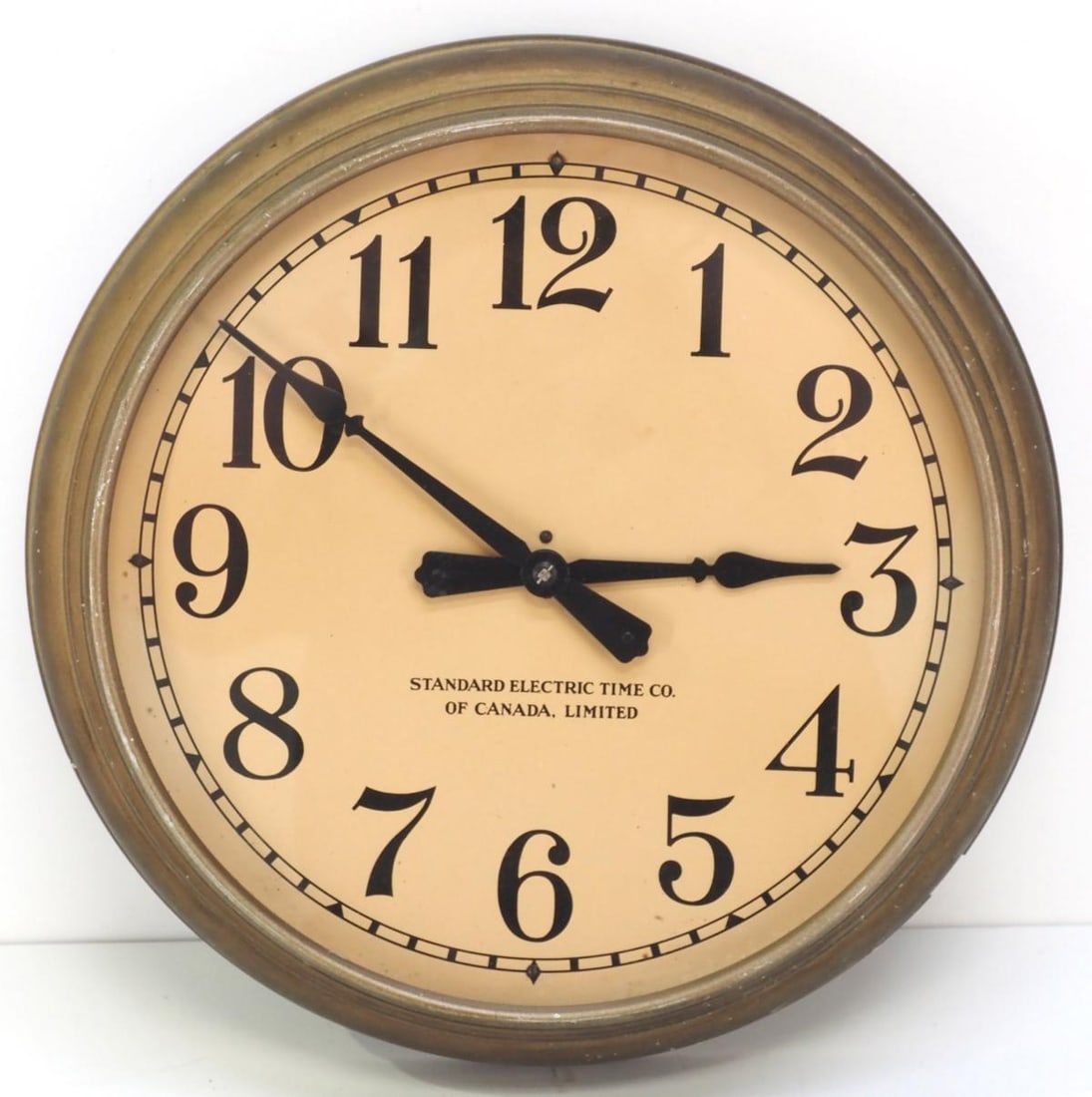 Standard Electric Time Co. Industrial Round Wall Clock (1 of 4)