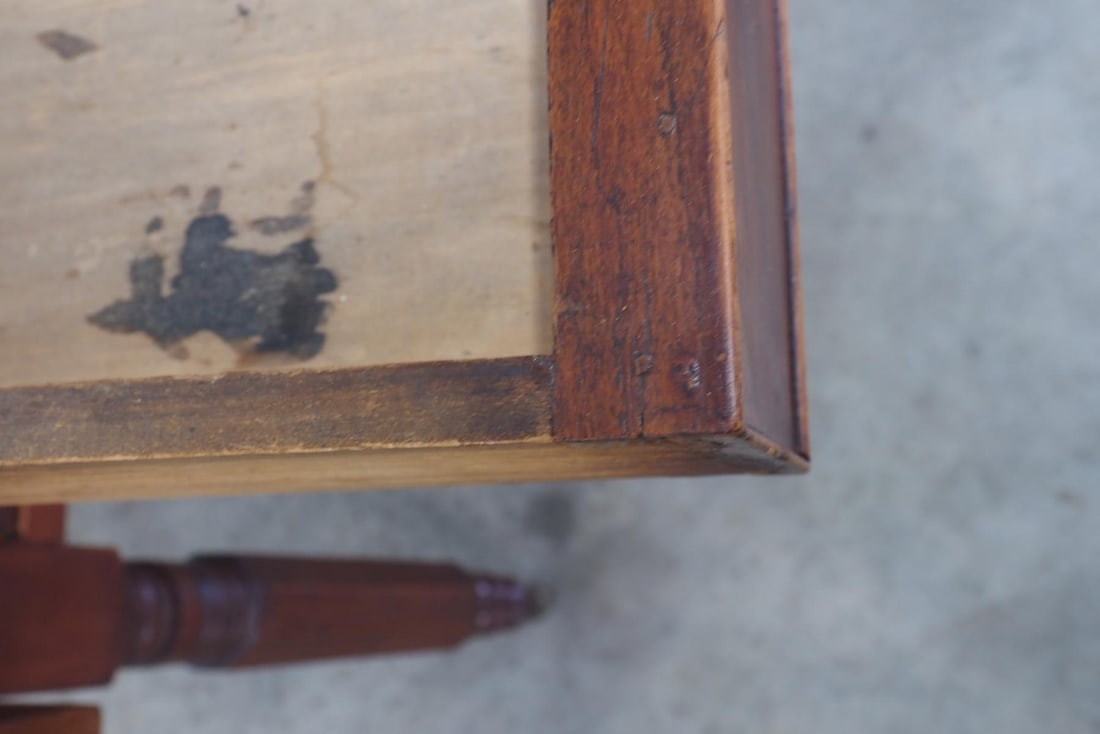 Cherry Double Drawer, Double Drop-Leaf Table - 2
