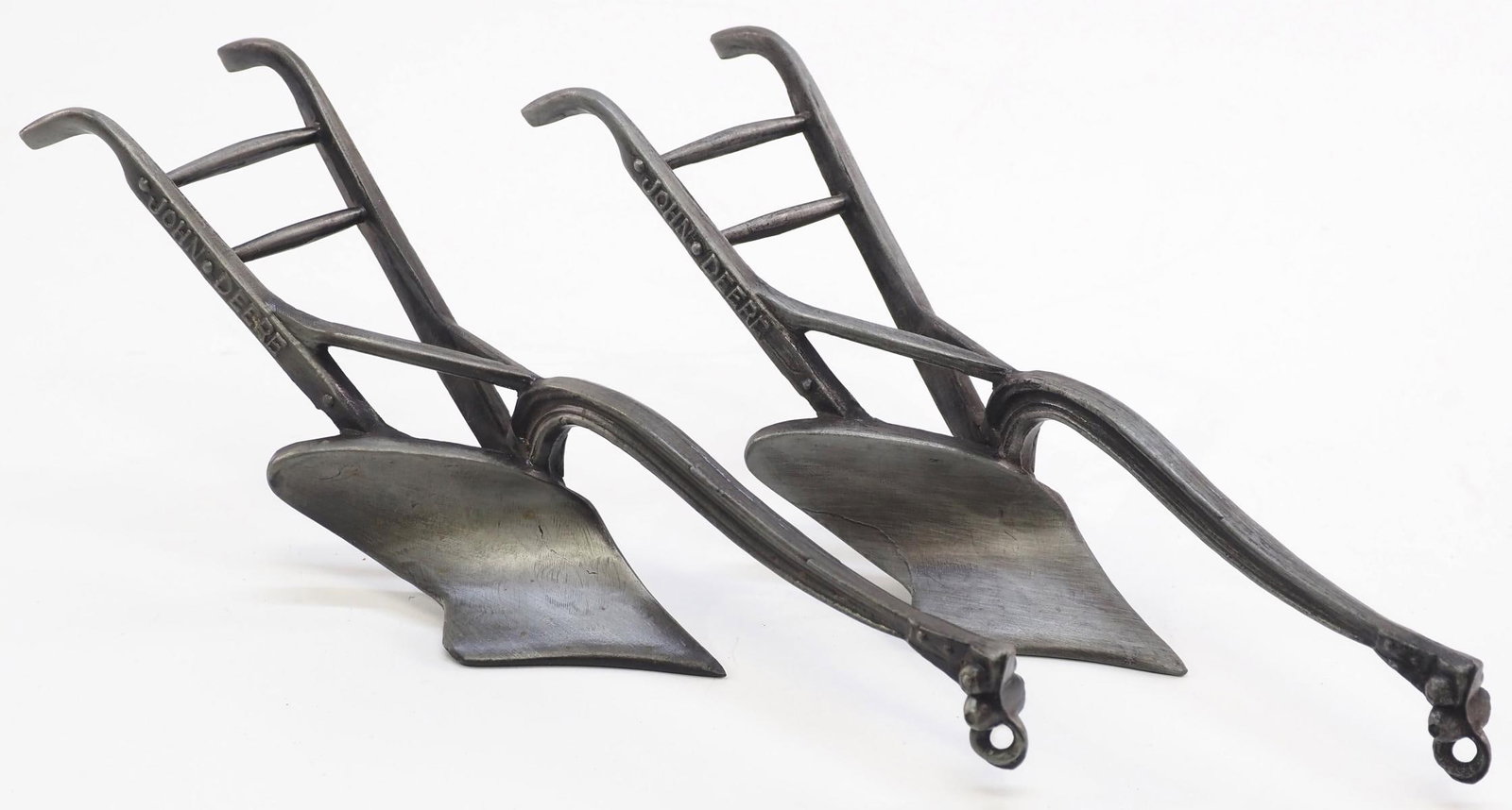 (2) Cast aluminum John Deere walk-behind plows (1 of 4)
