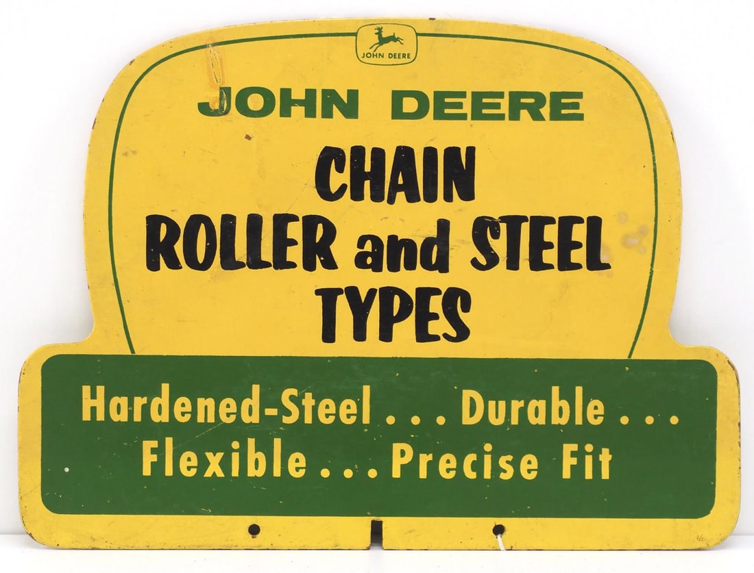 John Deere Chain display rack topper sign (1 of 3)
