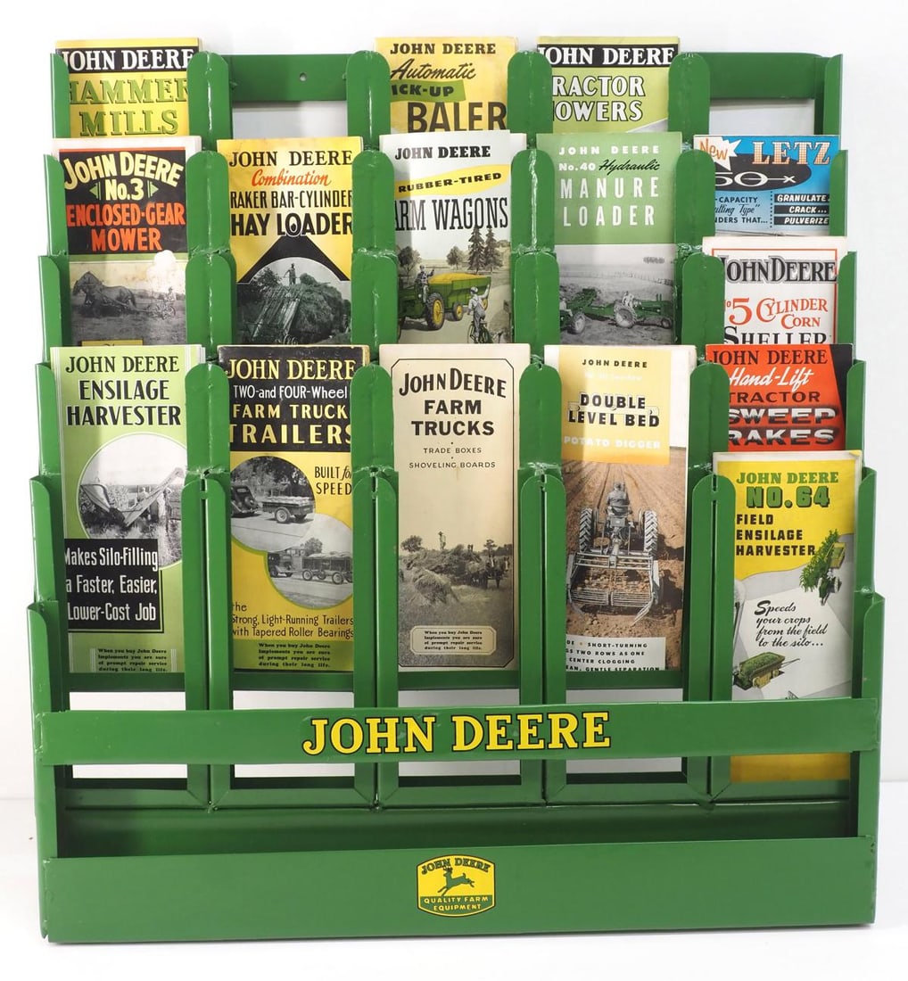 John Deere brochure holder with brochures (1 of 3)