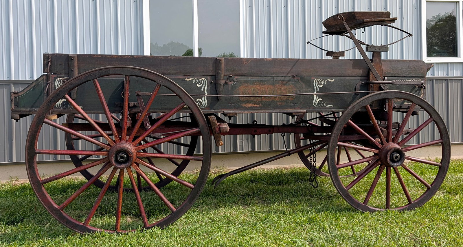 Kramer horse-drawn box wagon (1 of 6)