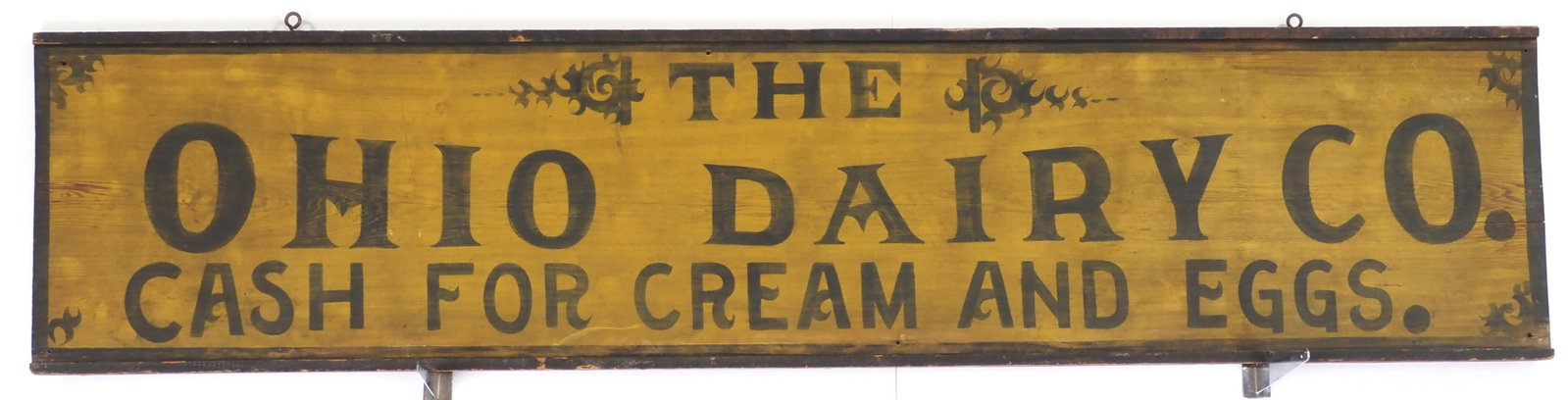 Ohio Dairy Co. sign with wood frame (1 of 4)