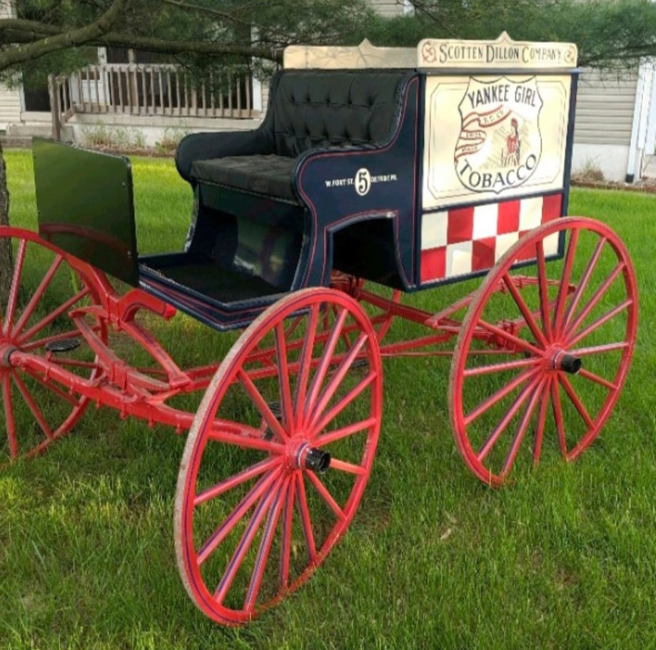 Yankee Girl Scrap Tobacco wagon (1 of 4)
