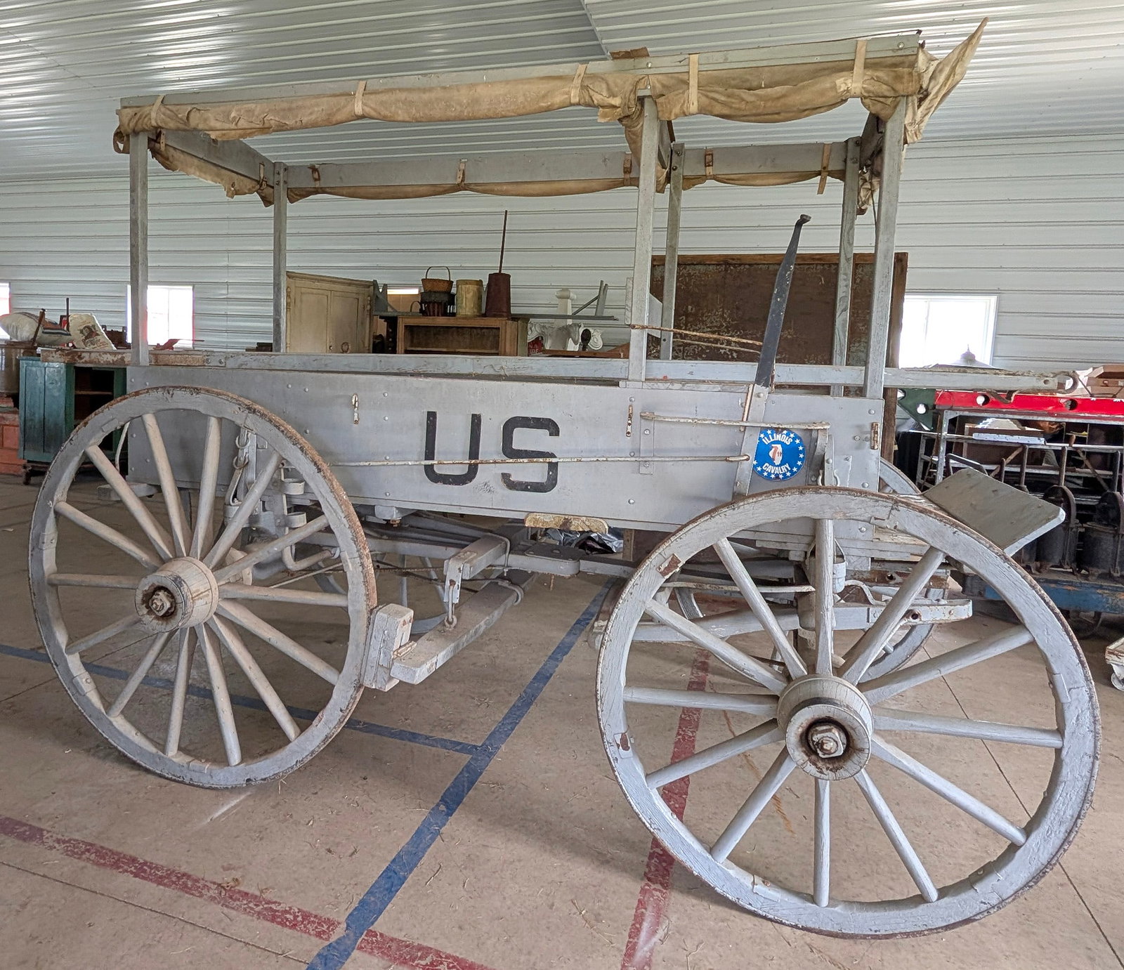 Horse-drawn box wagon (1 of 2)