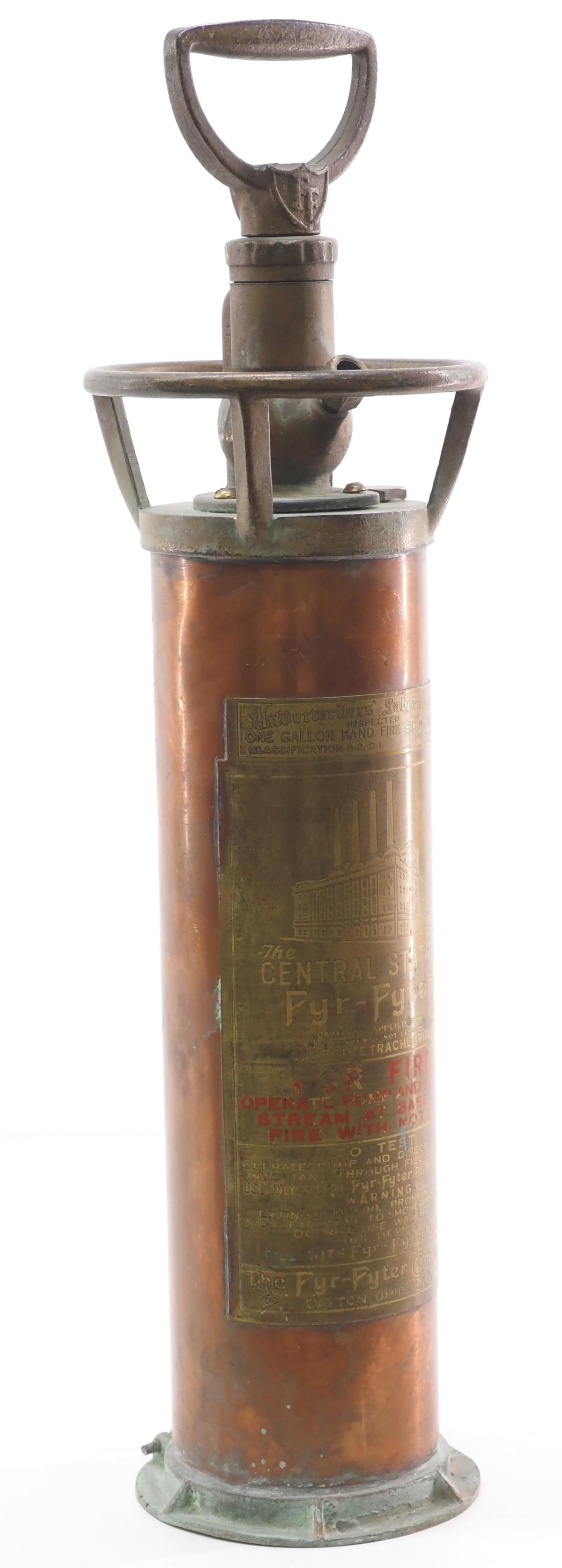 Fyr-Fyter brass fire extinguisher (1 of 4)