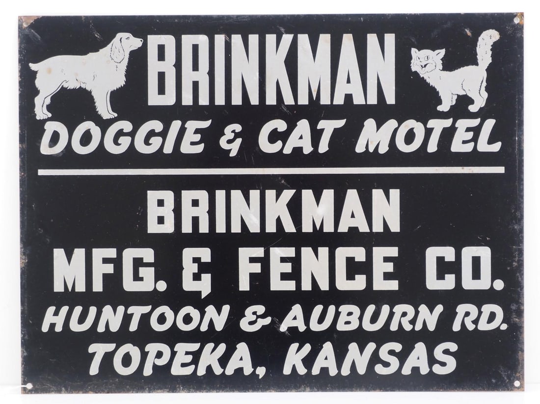 Brinkman Doggie & Cat Motel sign (1 of 3)