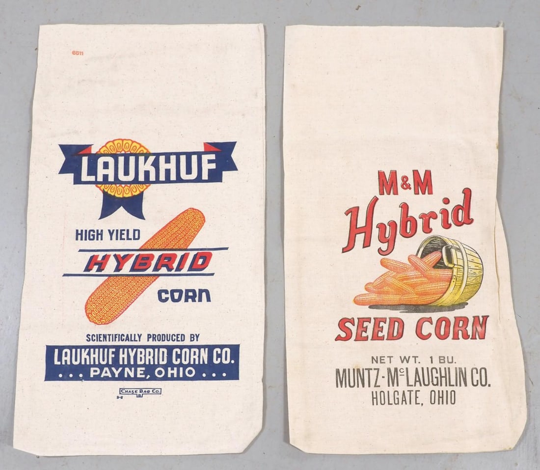 (2) Cloth seed corn bags (1 of 2)