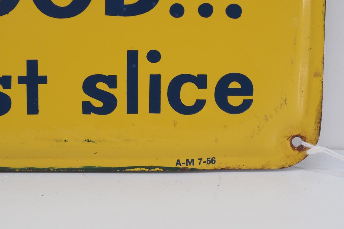 Spaulding Table Queen Bread sign - 2