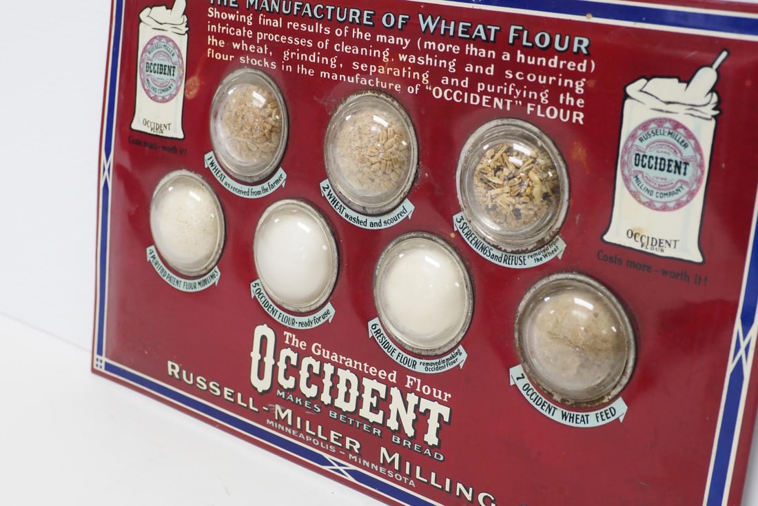 Occident Flour sample sign - 2