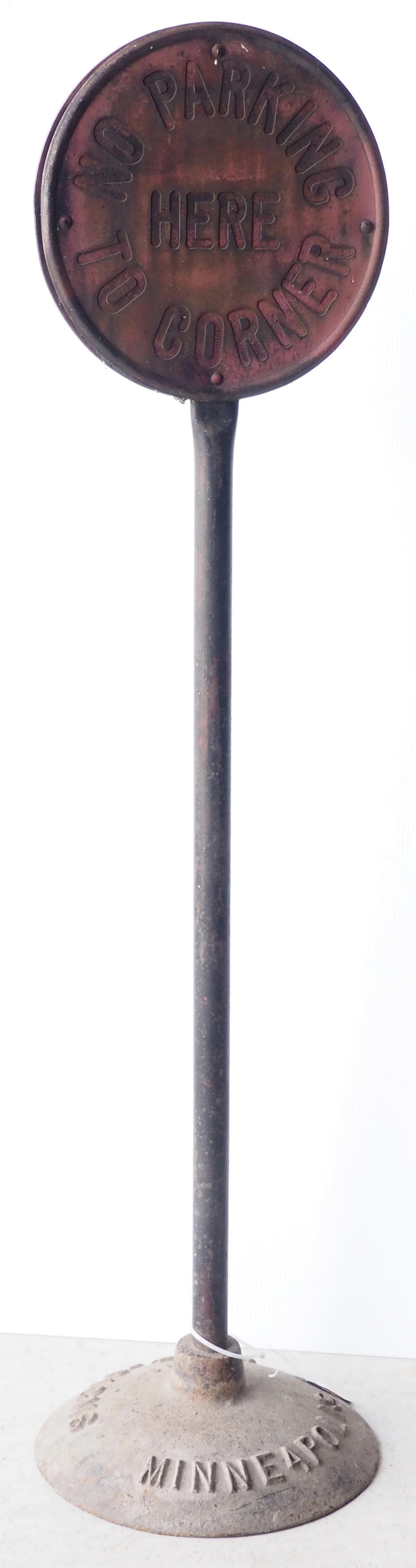 No Parking cast iron sign (1 of 4)