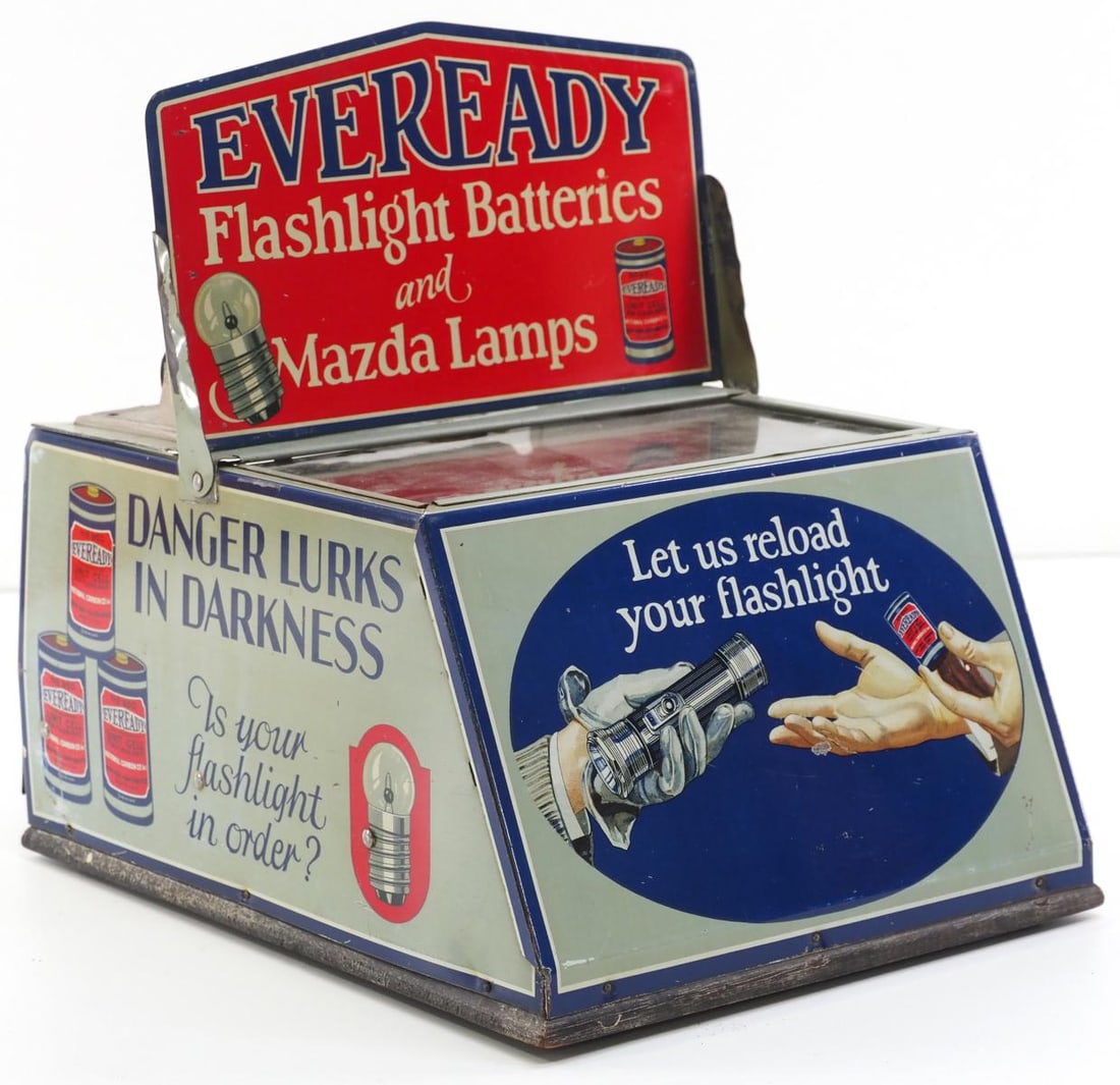 Eveready tin country store display (1 of 5)