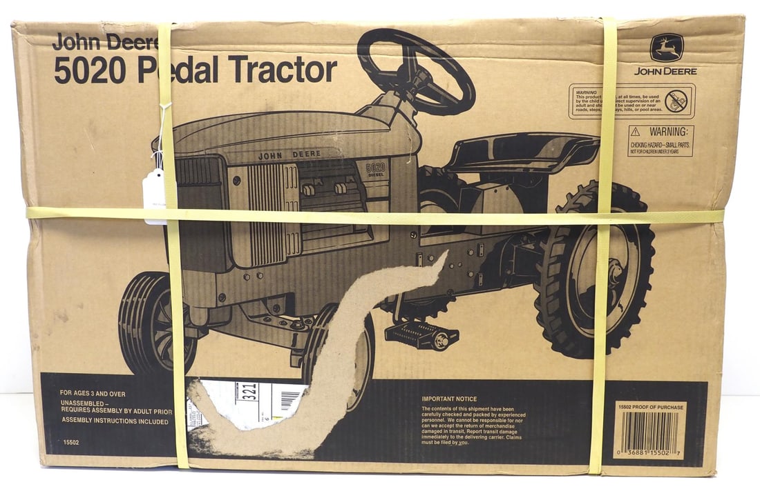 NIB Ertl John Deere 5020 pedal tractor: NIB Ertl John Deere 5020 pedal tractor