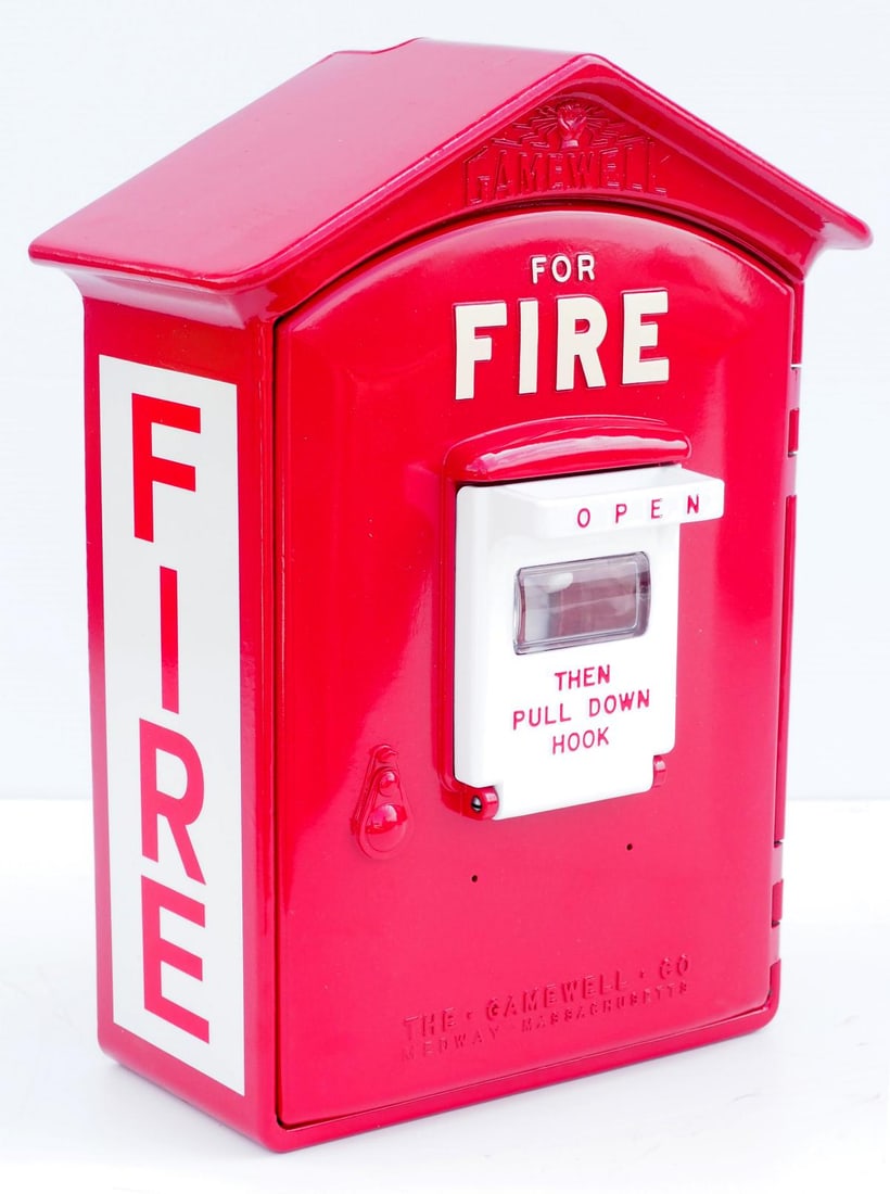 NOS Gamewell fire call box: NOS Gamewell fire call box with original packing