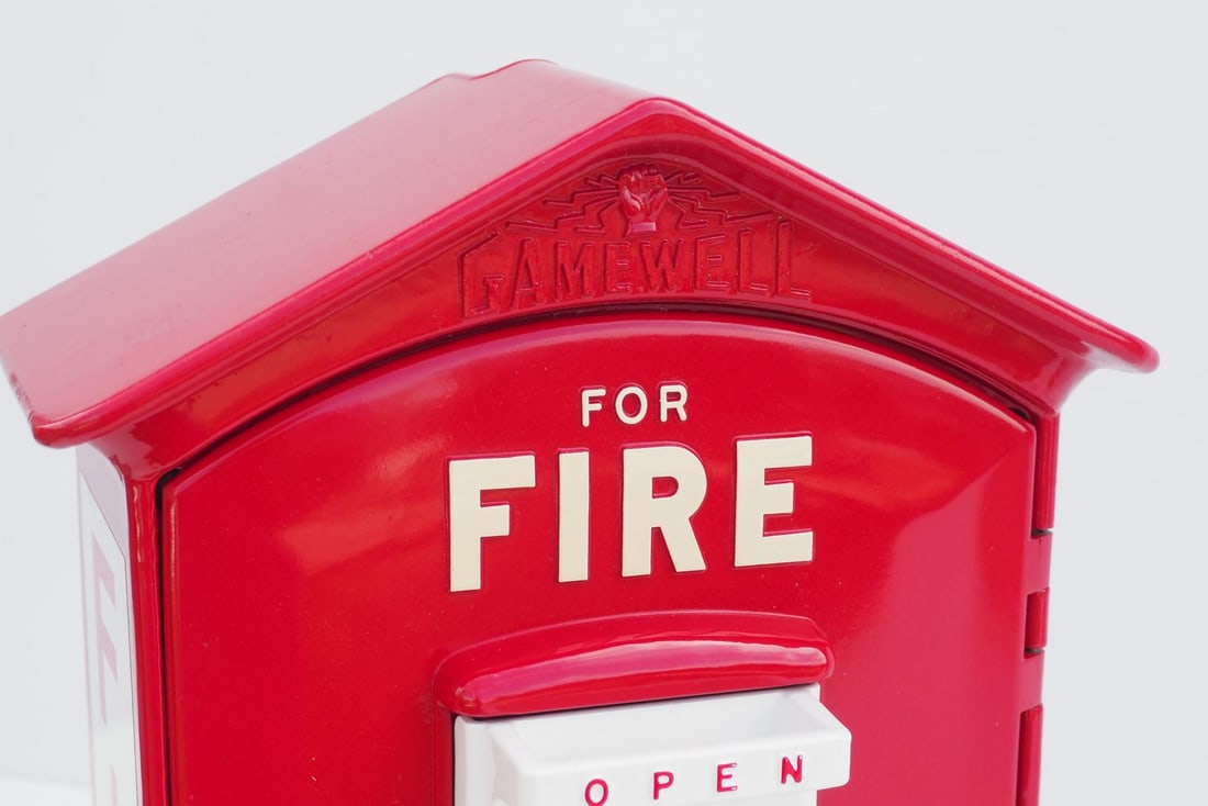NOS Gamewell fire call box - 3