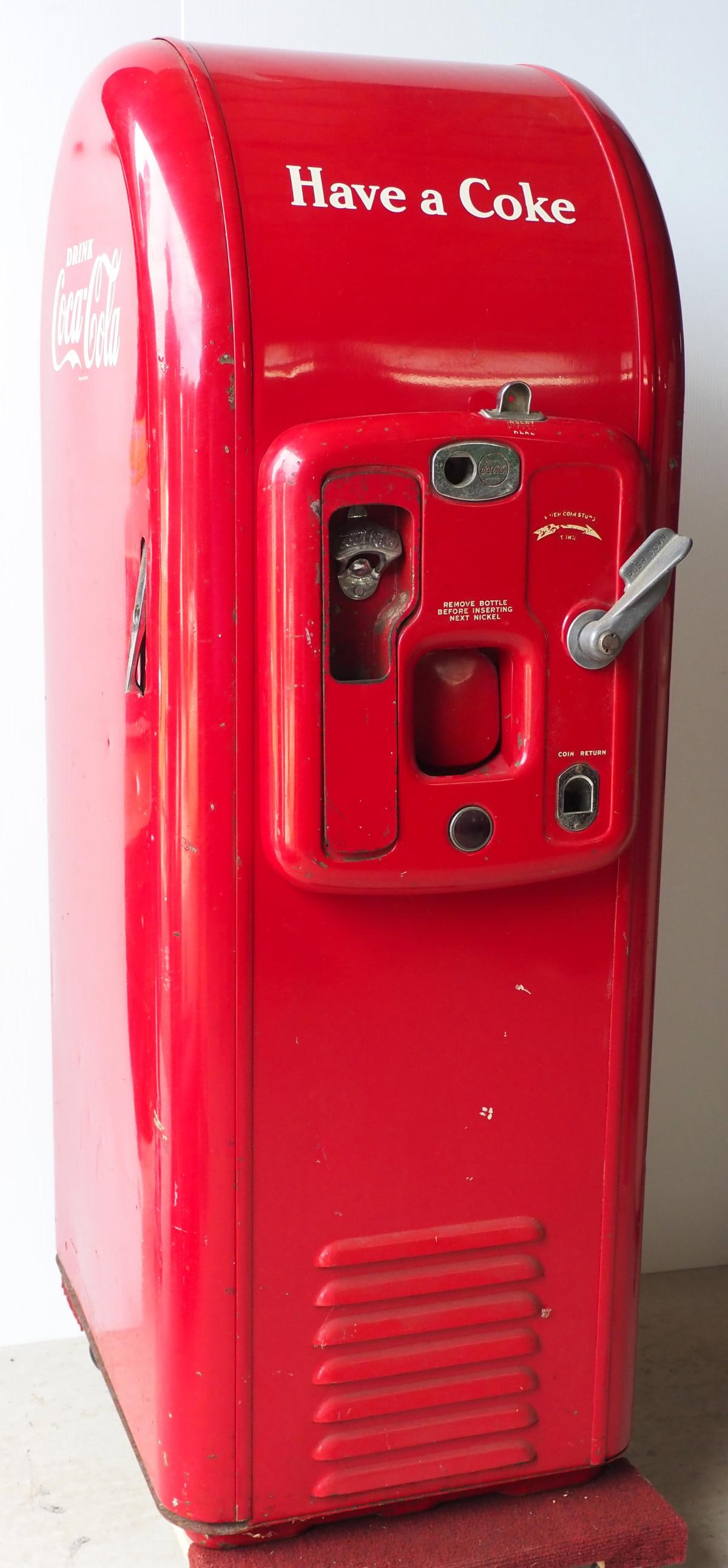 Coca Cola 5-cent vending machine