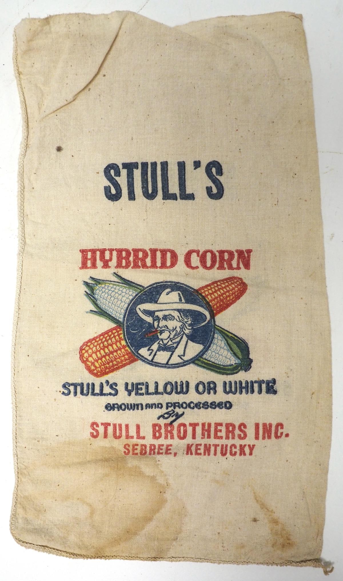 Stull Hybrids cloth seed sample bag: Stull Hybrids cloth seed sample bag