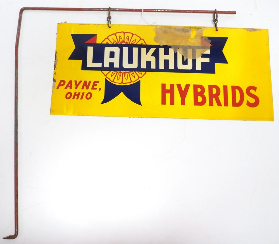 Laukhuf Hybrids fence sign (1 of 3)