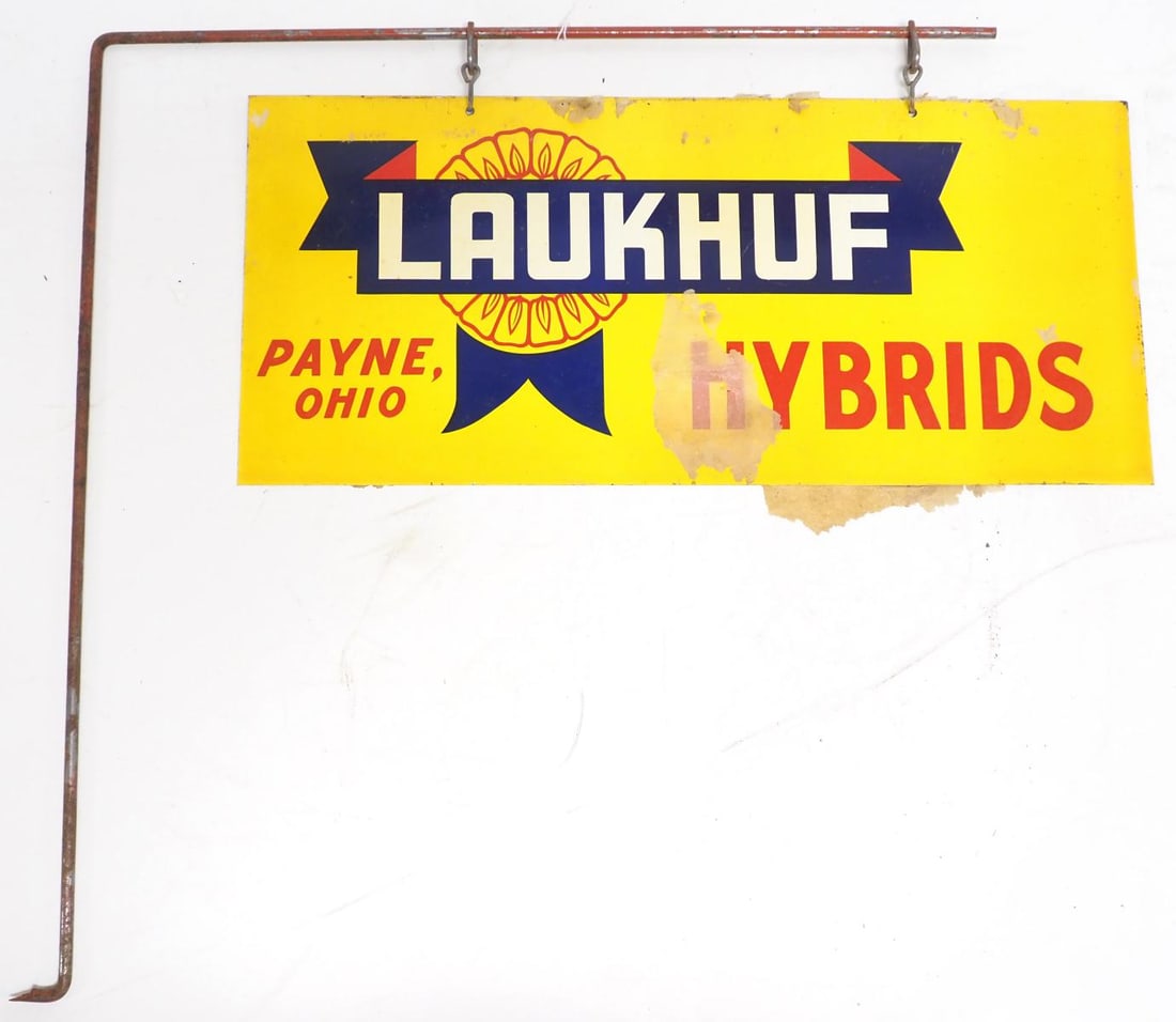 Laukhuf Hybrids fence sign (1 of 3)