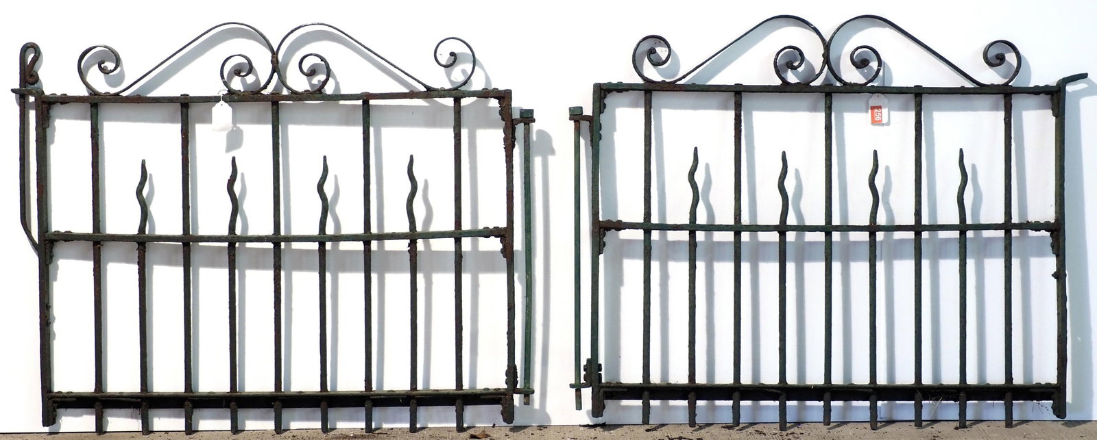 (2) Cast iron fence gates (1 of 1)