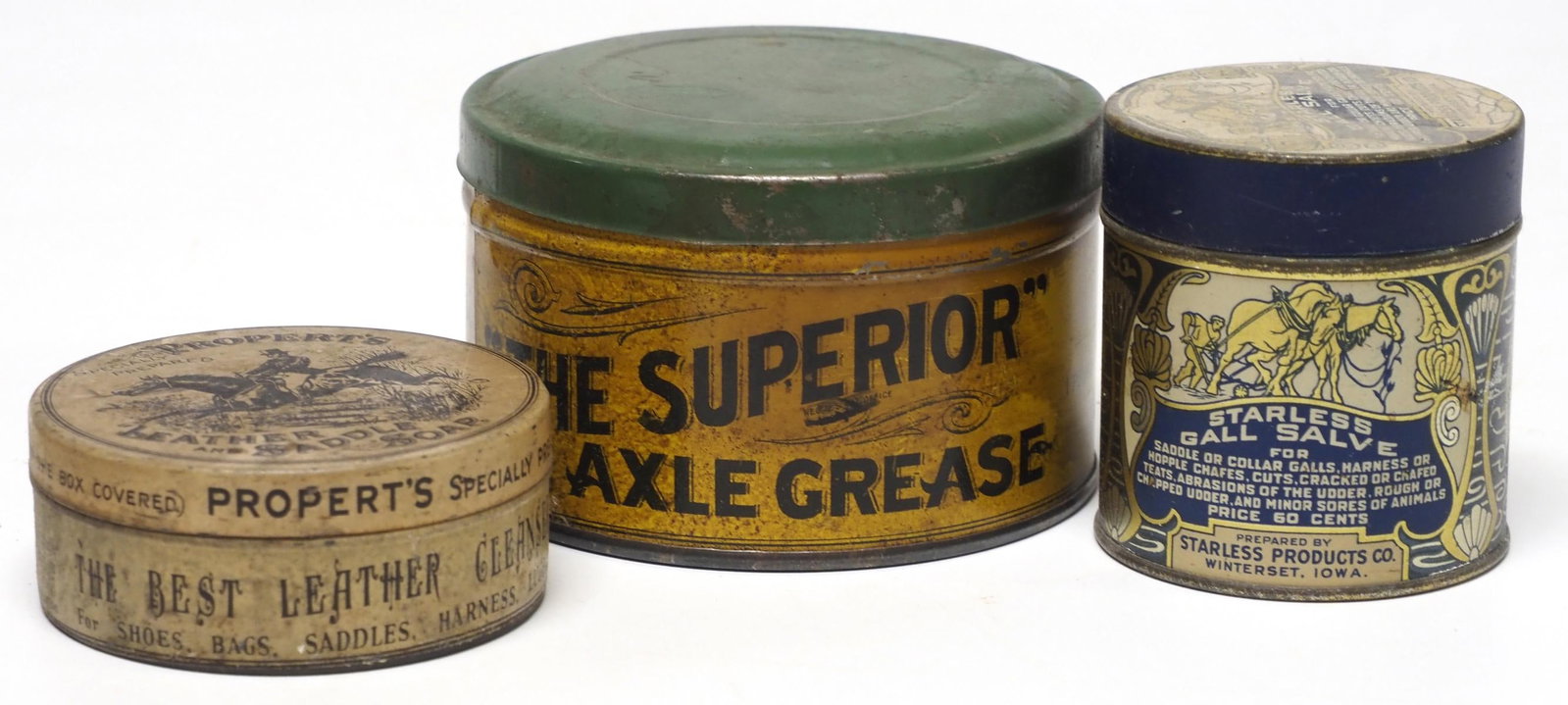(3) Country store product tins (1 of 3)