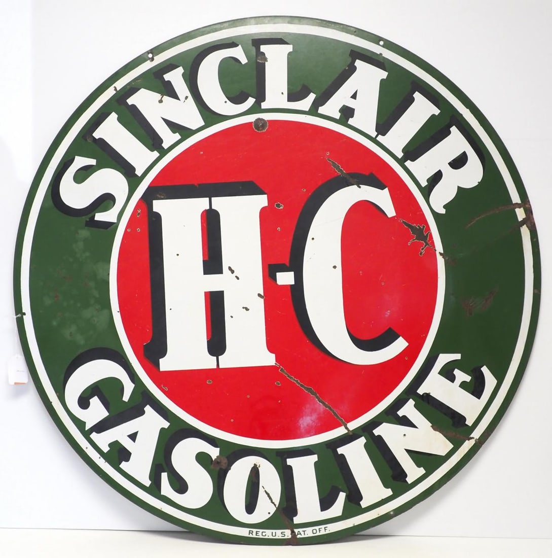 Sinclair H-C Gasoline sign (1 of 7)