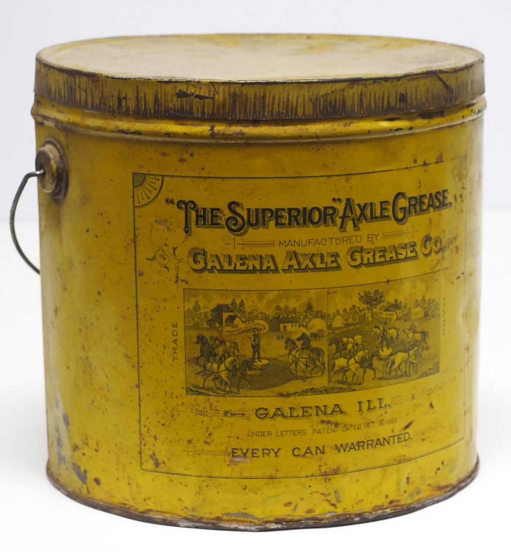 The Superior Axle Grease tin pail (1 of 2)
