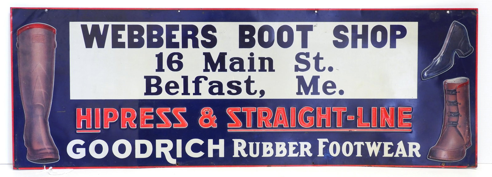 Goodrich Rubber Footwear dealer sign (1 of 2)