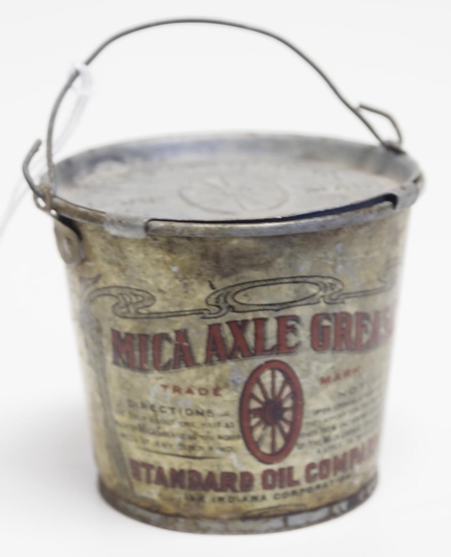 Salesman sample Mica Axle Grease tin pail (1 of 3)