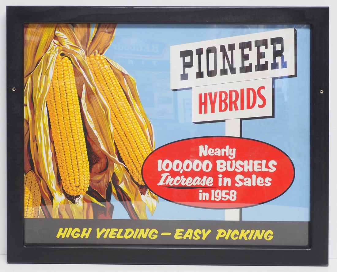 Pioneer Hybrids 100,000 Bushel advertisement (1 of 2)