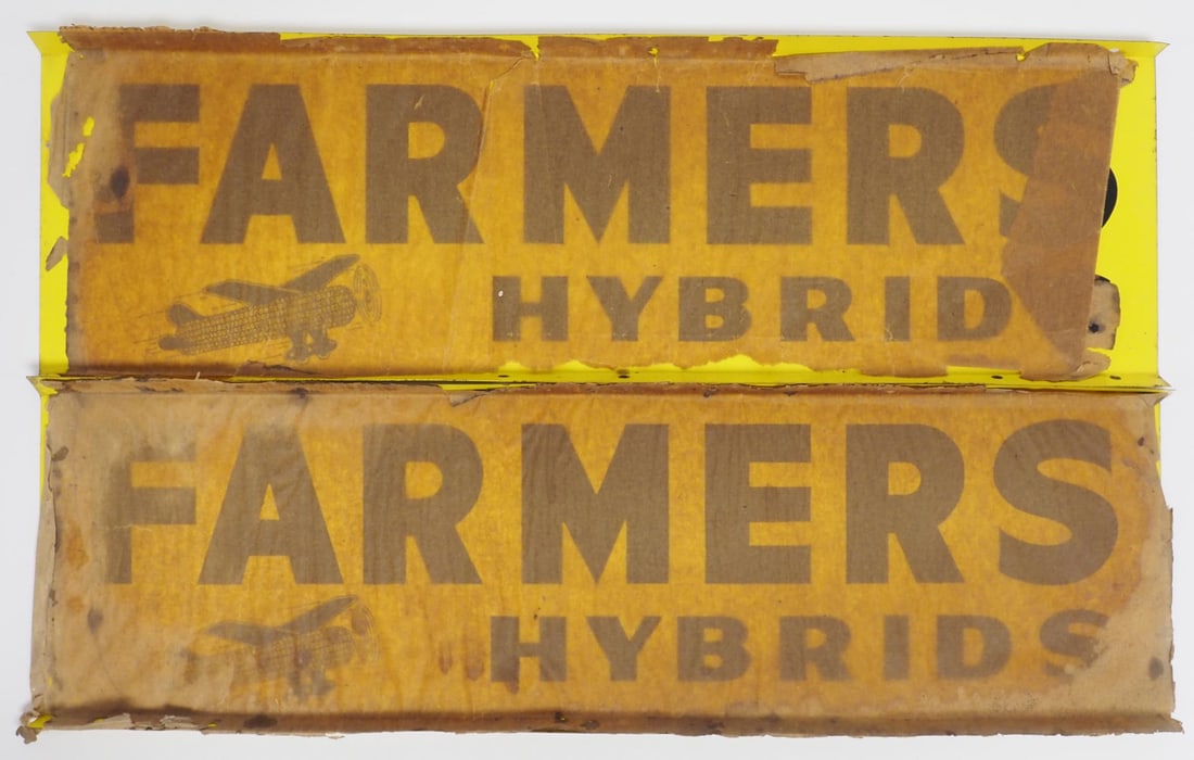 Farmers Hybrids fence signs (1 of 3)