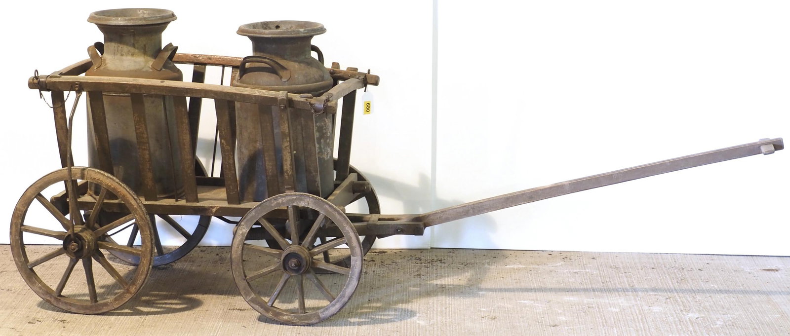 Wooden pull-type goat wagon (1 of 4)