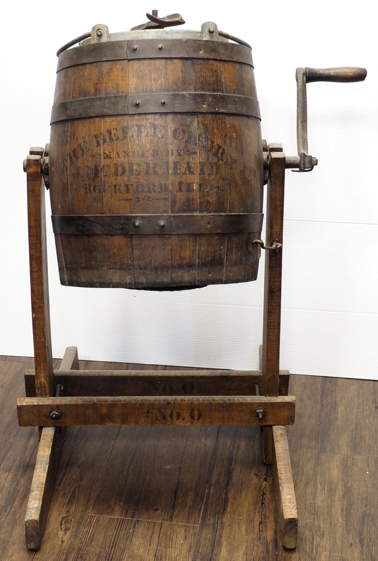 The Belle Churn hand-crank tumbling butter churn (1 of 4)