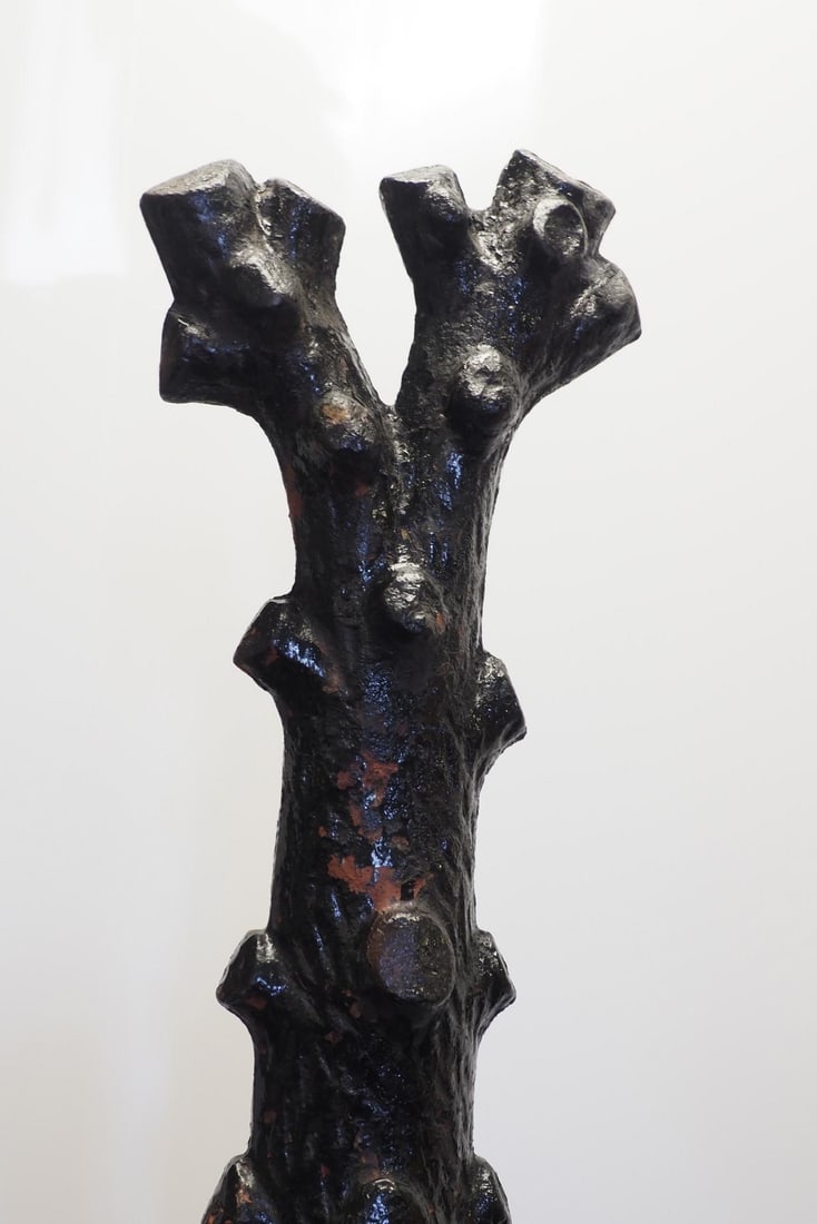 Cast iron tree branch hitching post - 2