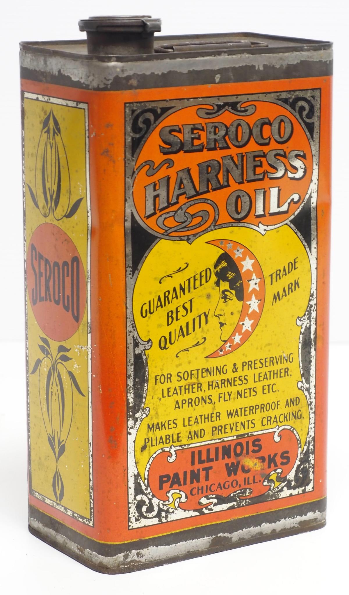 1-gallon Seroco Harness Oil tin (1 of 2)