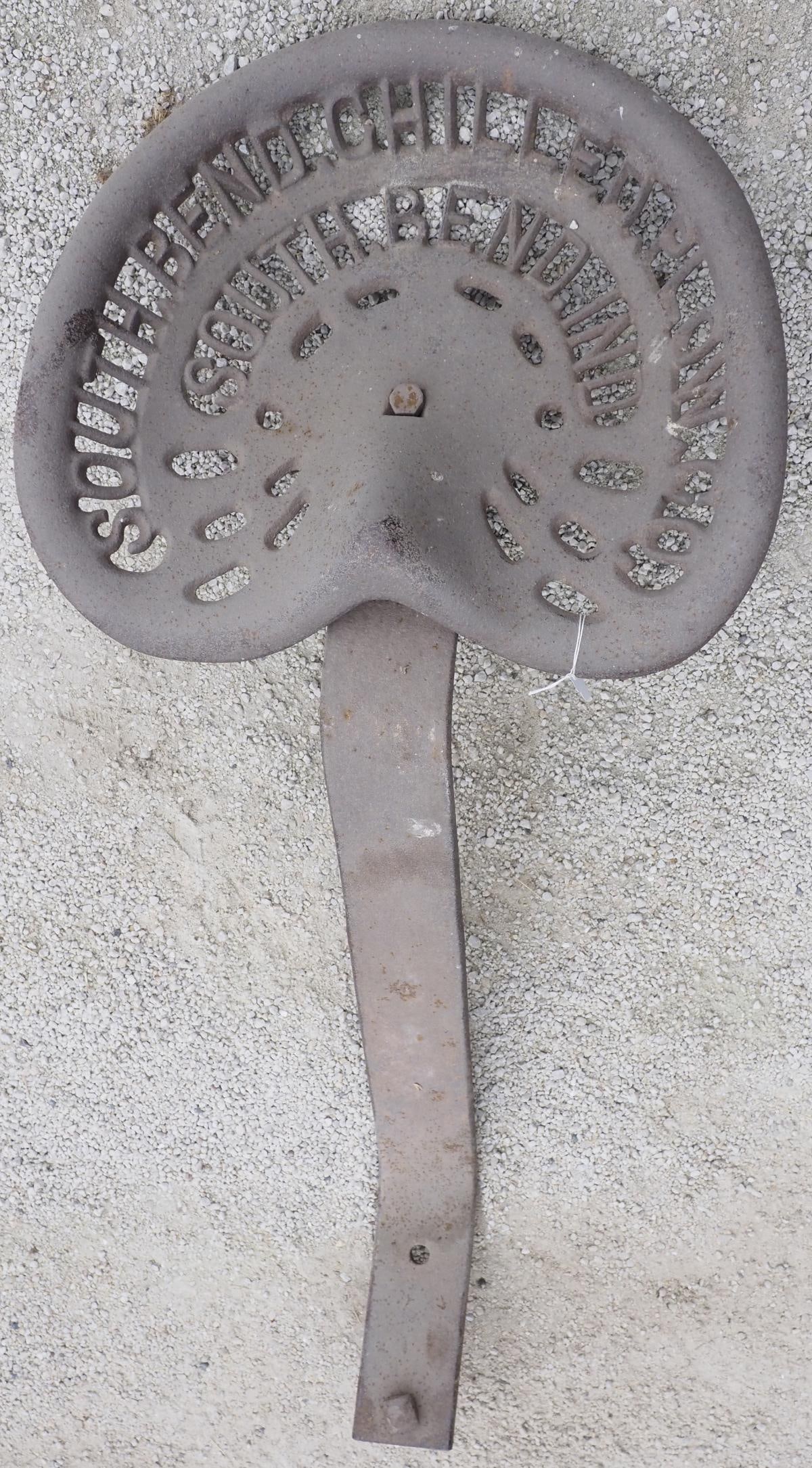 South Bend Chilled Plows cast iron seat (1 of 2)