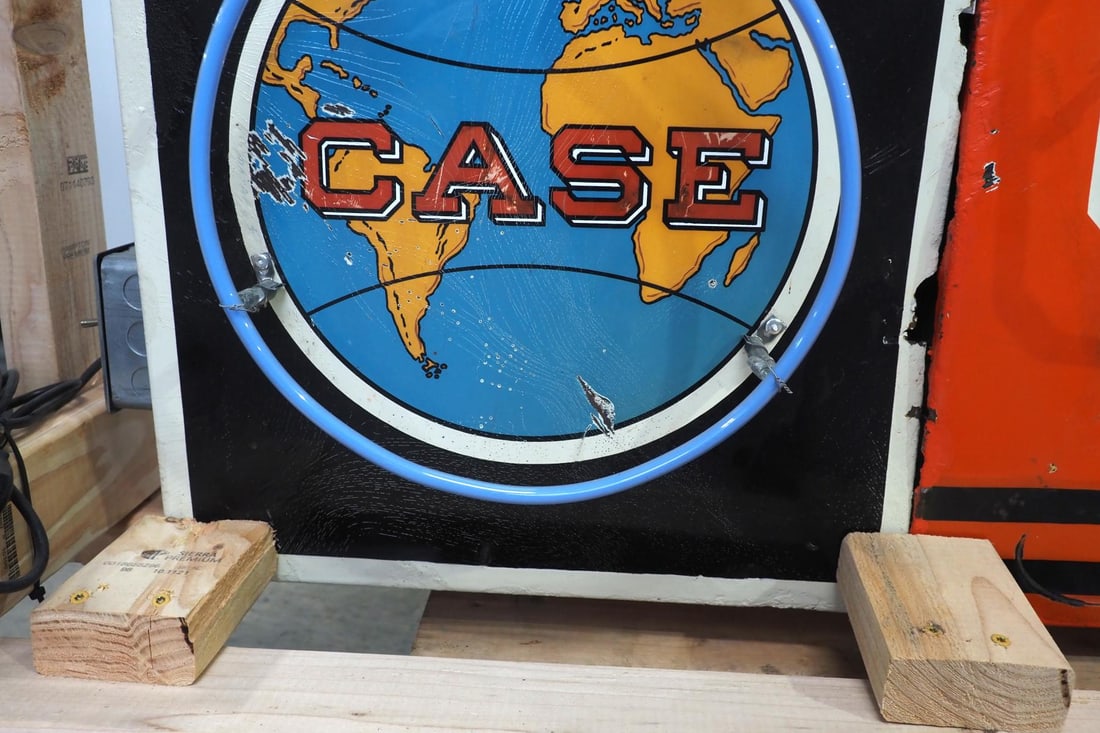 Case neon sign with eagle, WOW! - 10
