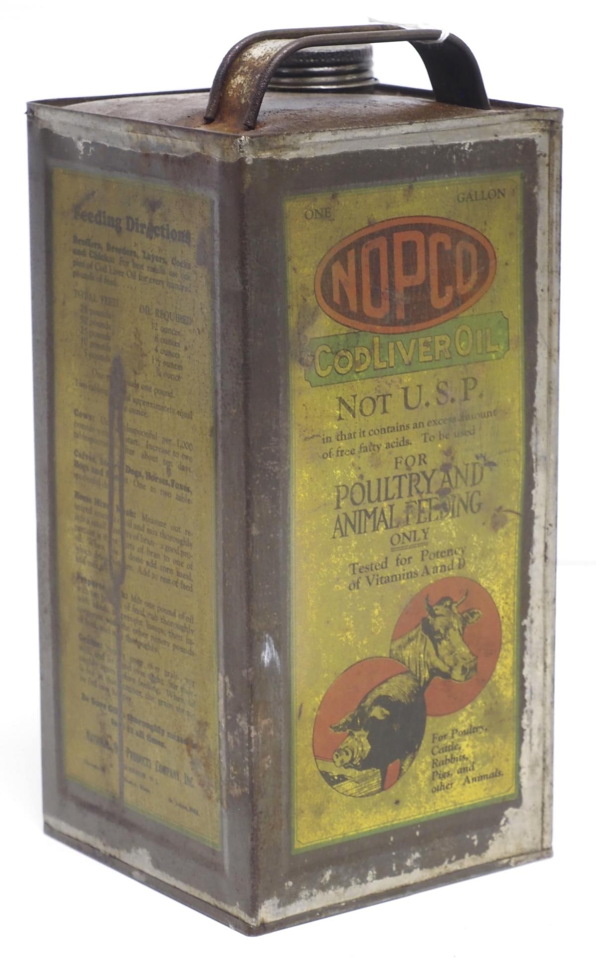 1-gallon NOPCO Cod Liver Oil tin (1 of 2)