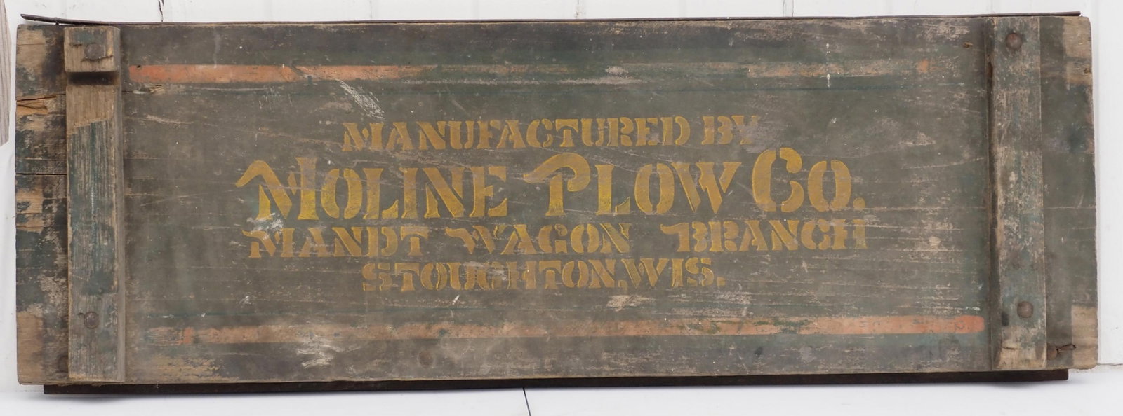 Moline Plow Co. wagon end gate (1 of 2)