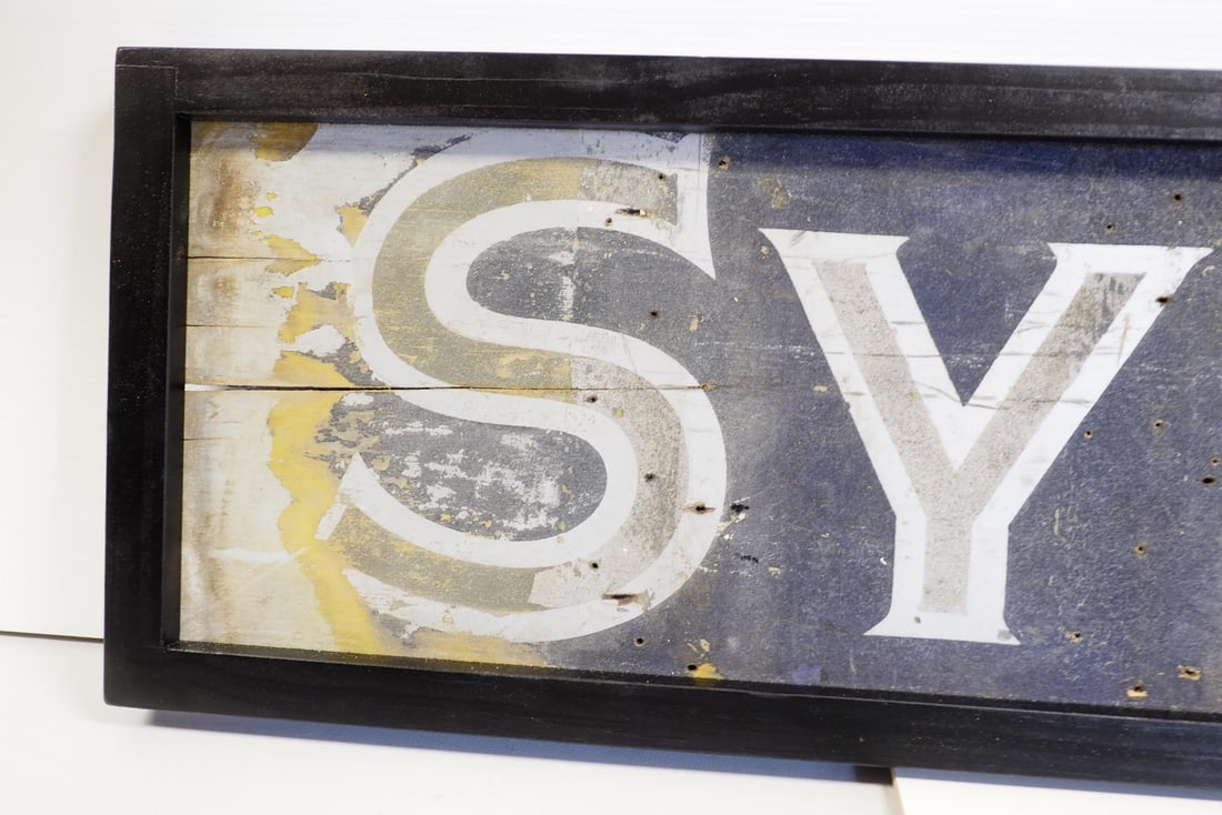 Syracuse Plows sign - 5