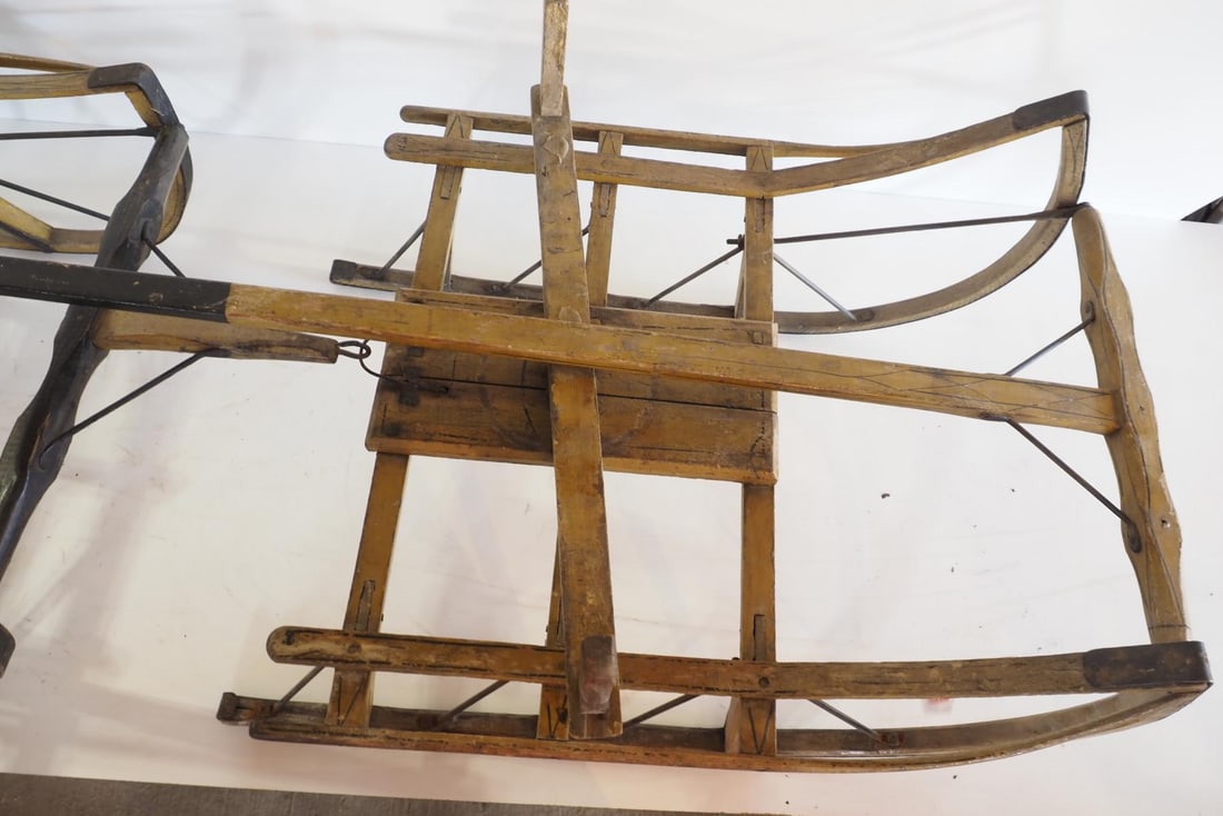 Child size pull-type sled runners - 2