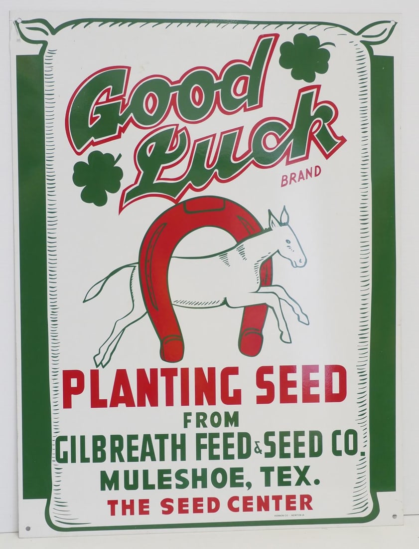 Good Luck Planting Seed sign (1 of 3)