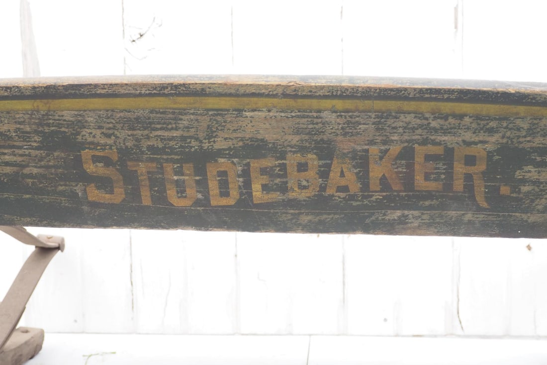 Studebaker box wagon seat - 3